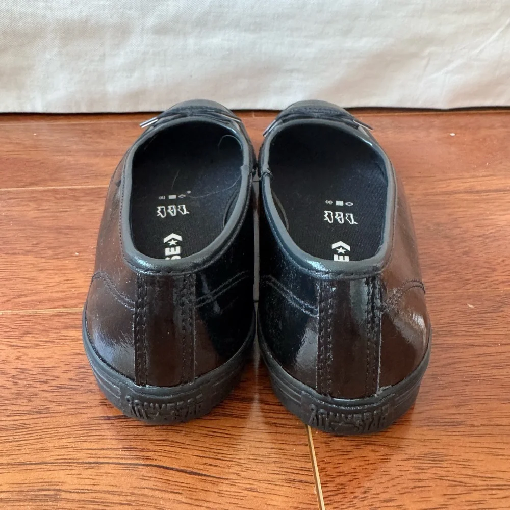 Converse Black Patent Ballet Flats - Picture 3 of 3